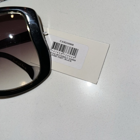 CAMILLA “Social Butterfly” dark tort/black oversized boho chic sunglasses